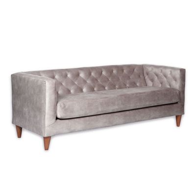 Imagen 2 del producto SOFA BRESCIA 3C CUERO KENTUCKY GRIS
