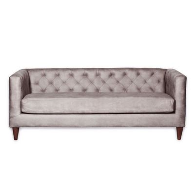 SOFA BRESCIA 3C CUERO KENTUCKY GRIS