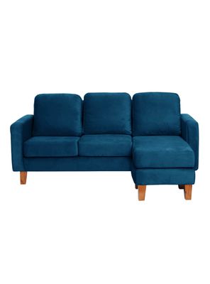 Imagen 1 del producto SECCIONAL VENECIA INTERCAMBIABLE TELA VELVET AZUL PETROLEO