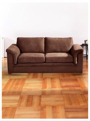 SOFA ANCONA 3C TELA  VELVET  CHOCOLATE