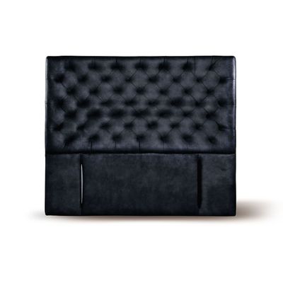 RESPALDO BRESCIA CUERO NEGRO KING