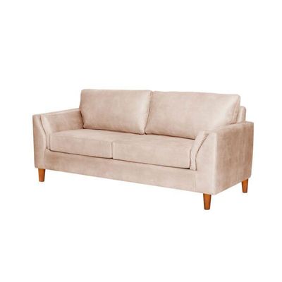 Imagen 2 del producto Sofá Milan 2C Cuero Kentucky Beige Con Asiento de Resortes Pocket