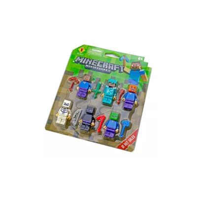 Juguete Figuras Set Minecraft Cube 6 6 Piezas Accesorios