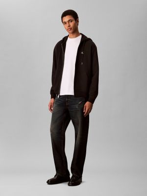 Imagen 2 del producto Polerón con Gorro y Cierre Negro Calvin Klein