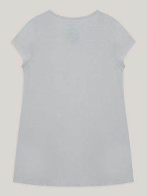 Imagen 2 del producto Polera Niña Monogram Sequin Blanco Calvin Klein