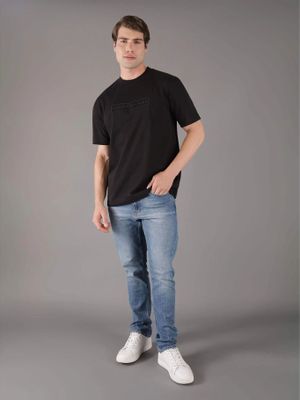 Imagen 2 del producto Polera Embroidered Box Negro Calvin Klein