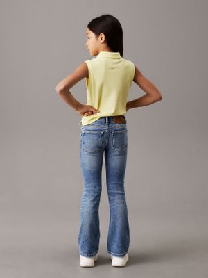 Imagen 2 del producto Jeans Ñiña Mid Rise Flared Azul Calvin Klein