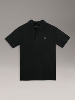 Polo Niño CK Tech Negro Calvin Klein