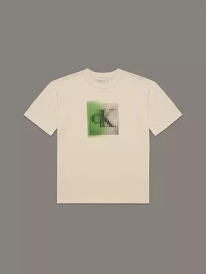 Polera Niño Shifted Ck Verde Calvin Klein