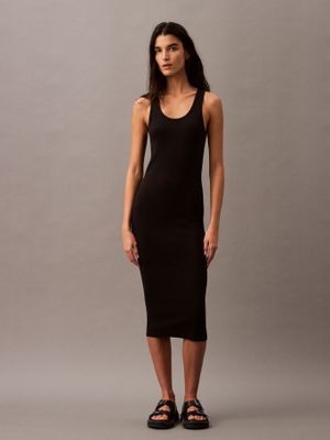 Vestido Hero Contour Negro Calvin Klein