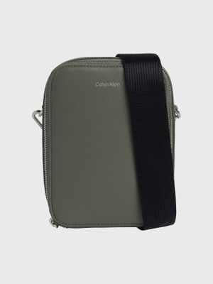 Bolso Reporter Ck Sleek Verde Calvin Klein