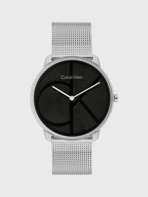 Reloj Minimal Monogram Plateado Calvin Klein