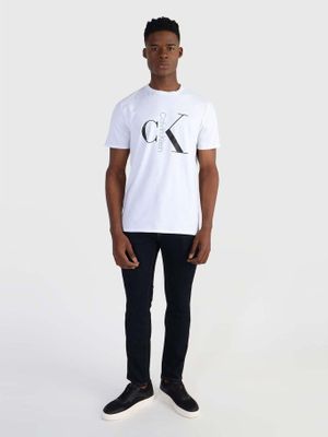 Imagen 2 del producto Polera Text Monogram Blanco Calvin Klein