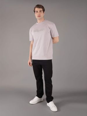 Imagen 2 del producto Polera Embroidered Box Gris Calvin Klein