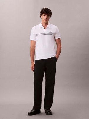 Imagen 2 del producto Polo Contrast Piping Blanco Calvin Klein