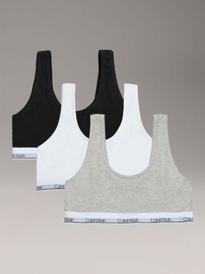 Pack 3 Bralettes p Niña Multicolor 703 Calvin Klein