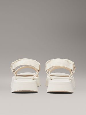 Imagen 2 del producto Sandalias de Lona Velcro Webbing Beige Calvin Klein