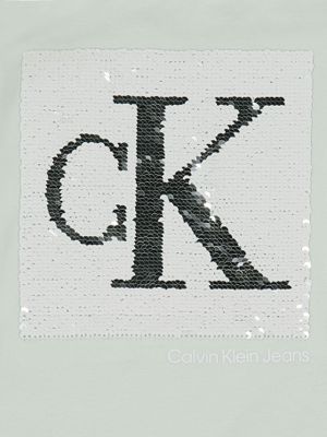 Imagen 2 del producto Polera Mongoram Sequin Verde Calvin Klein