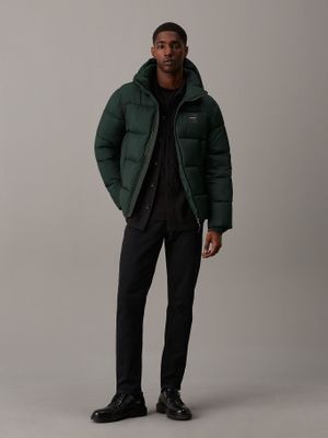 Imagen 2 del producto Parka con Gorro Quilt Puffer Verde Calvin Klein