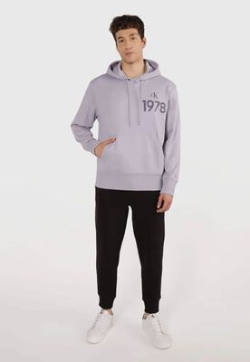 Imagen 2 del producto Polerón con Gorro Varsity Lila Calvin Klein