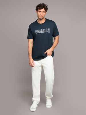 Imagen 2 del producto Polera Stretch Graphic Azul Calvin Klein