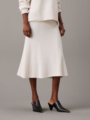 Imagen 2 del producto Faldas Recycled Wool Blanco Calvin Klein