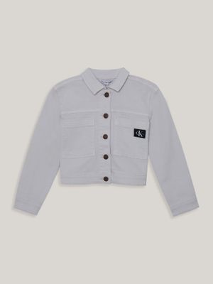 Chaqueta Denim Niña Serenity Blanco Calvin Klein