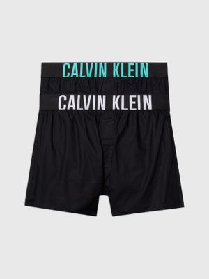 Pack 2 Woven Boxer Intens Power Negro Calvin Klein