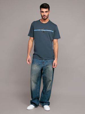 Imagen 2 del producto Polera Repeat Layered Azul Calvin Klein
