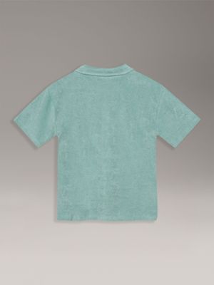 Imagen 2 del producto Camisa Niño Relaxed Towelling Verde Calvin Klein