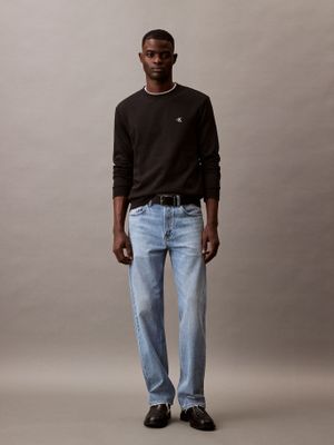 Imagen 2 del producto Polerón Fleece con Logo Archive Negro Calvin Klein