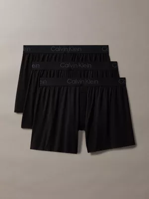 Pack 3 Bóxers Slim Ultra Soft Modal Negro Calvin Klein