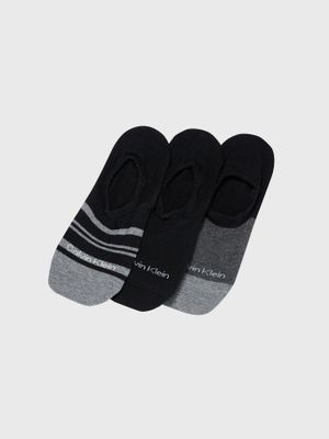 Pack 3 Calcetines Cushion No Show Negro Calvin Klein