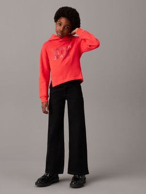 Imagen 2 del producto Polerón Niña Colour Logo Rojo Calvin Klein