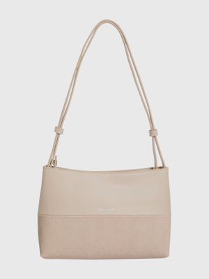 Cartera Ck Mixmedia Beige Calvin Klein