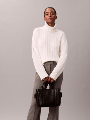 Imagen 2 del producto Tote Bag Pequeño Jacquard Con Logo Negro Calvin Klein