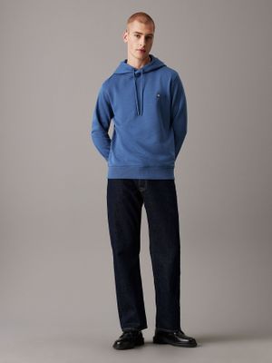 Imagen 2 del producto Polerón con Gorro Ck Embro Badge Azul Calvin Klein