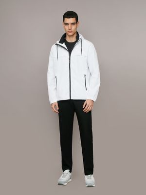 Imagen 2 del producto Chaqueta Ligera con Gorro Blanco Calvin Klein