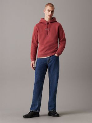 Imagen 2 del producto Polerón con Gorro Monologo VAI Rojo Calvin Klein