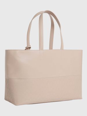 Imagen 2 del producto Cartera Shopper Ck Mixmedia Beige Calvin Klein