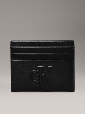 Tarjetero Sculpted 6Cc Negro Calvin Klein