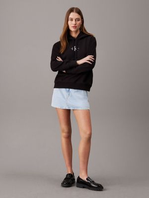 Imagen 2 del producto Polerón con Gorro Monologo Negro Calvin Klein