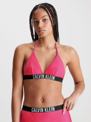 Top Bikini Triangular Intense Power Fucsia Calvin Klein