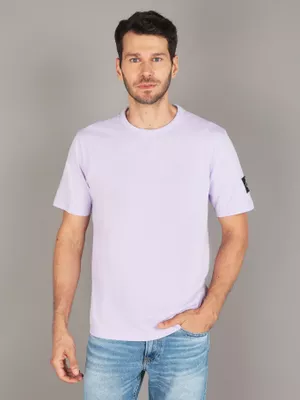 Polera Badge Regular Lila Calvin Klein