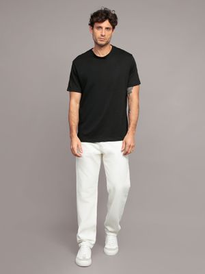 Imagen 2 del producto Polera Básica Jacquard Negro Calvin Klein