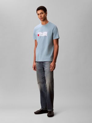 Imagen 2 del producto Polera con Estampado Gráfico Redbox Azul Calvin Klein