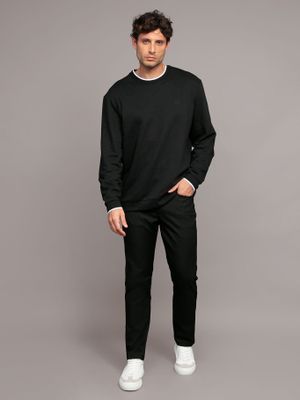 Imagen 2 del producto Polerón con Ribetes Contrastantes Negro Calvin Klein