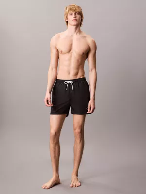 Traje de Baño Largo Ck Monogram Negro Calvin Klein