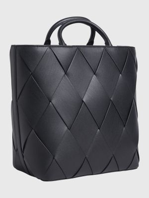 Imagen 2 del producto Cartera Tote Ck Woven Negro Calvin Klein