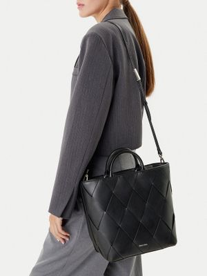 Imagen 2 del producto Cartera Tote Ck Woven Negro Calvin Klein